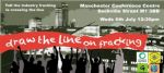 Anti Fracking Red Line Protest Manchester